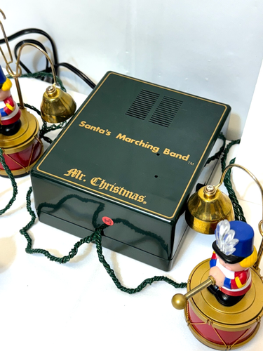 Vintage Mr. Christmas Santa's Marching Band Musical Bells 35 Songs Carols 1991 - Picture 4 of 9
