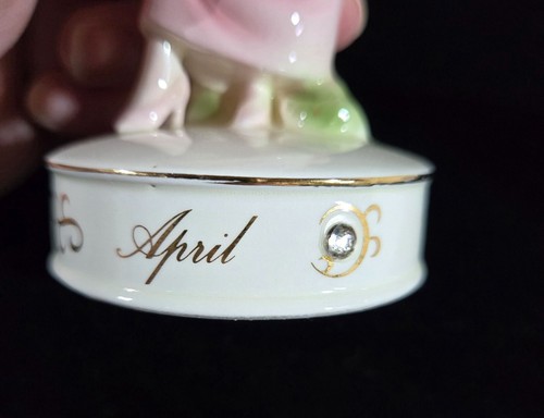 Vintage 1950s Josefs Originals Girl April Porcelain Figurine With Parasol music - 第 2/6 張圖片