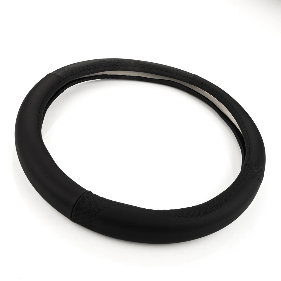 Funda De Volante Ø 38x9 Cm 15x3,5 Pulgadas Negra Para LAND ROVER - Imagen 3 de 4