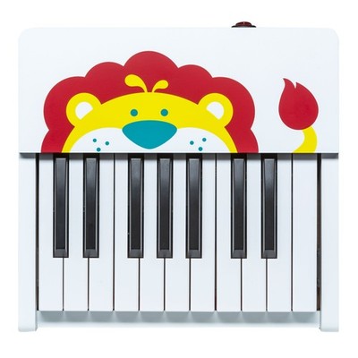 Mini-Piano, 18 Tasten, 8-stimmige Polyphonie, abgerundete Kanten, eingebauter