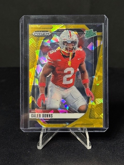 2025 Panini Prizm Draft Picks Caleb Downs Gold Ice Prizm (RC)