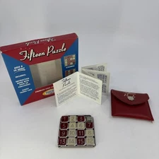 Vintage Binary Arts Corps Fifteen Puzzle Slide 15 Puzzle Tile Slide Game AS NEW