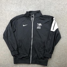 Memphis Tigers Jacket Mens Small Black NCAA Nike Dri Fit Zip Up Softball Track