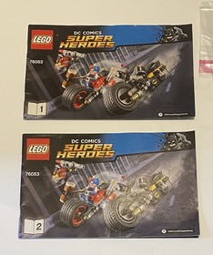 Lego 76053 Batman DC Gotham City Cycle Chase Complete Instructions Deadshot