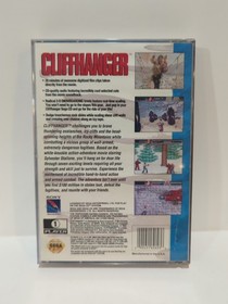Cliffhanger (Sega CD, 1993) Game, case, manual, tested.