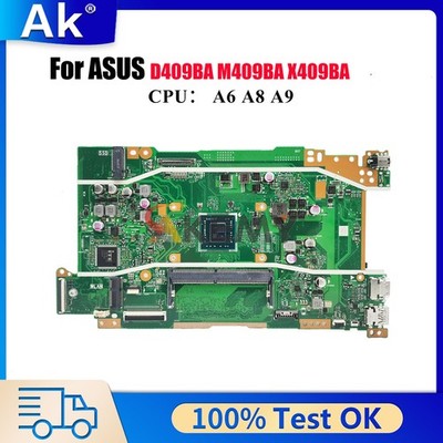 X409BA Laptop Motherboard For ASUS M409BA D409BA M509BA D509BA Mainboard CPU