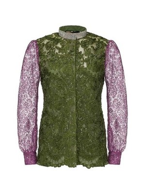 42IT- Gucci lace embroidered shirt 677530 - BNWT