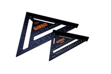 DeWalt 175mm (7in) & 300mm (12in) Rafter Square Twin PackXMS25SQTWIN