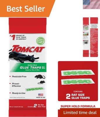 Tomcat Super Hold Glue Traps   Effective Pest Solution for Home, 2 Traps