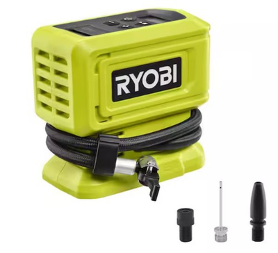 #ad RYOBI 18V Cordless High Pressure Digital Inflator Air Compressor Tire Pump $41.99