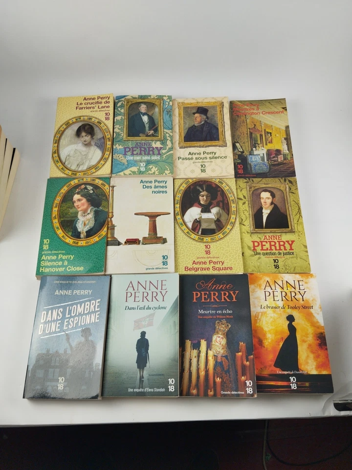 Lot 18 Livres ANNE PERRY - 10|18 Grands Détectives Enquête  - Photo 2/3