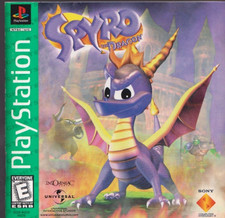Spyro The Dragon PS1 Green Label Playstation 1 Game CIB 1998