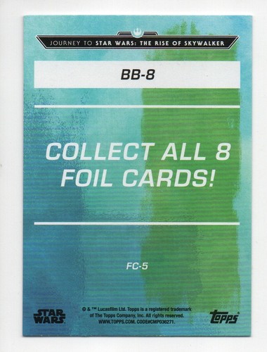 2019 Topps Journey to Star Wars The Rise of Skywalker Foil Cards Complete Set - Picture 12 of 18