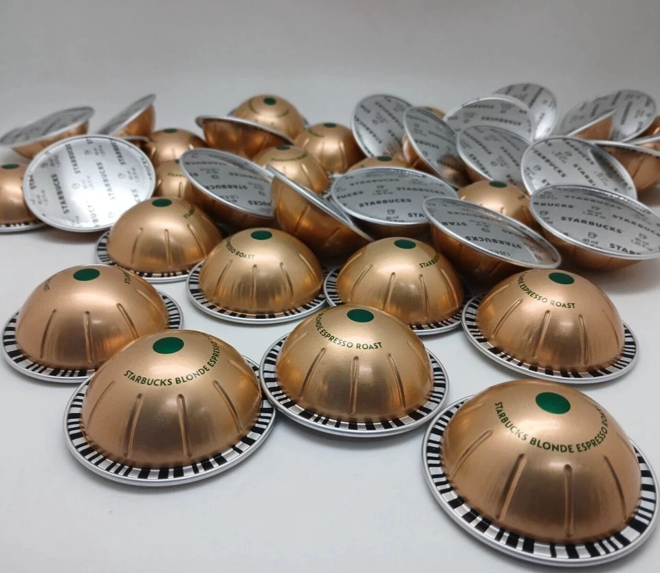 Starbucks by Nespresso Vertuo Blonde Espresso 40 Capsules – Smooth & Light Roast - Image 2 of 3