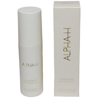 Alpha-H Liquid Gold Exfoliating Treatment w/Glycolic Acid 3.38 fl. oz/100 mL NIB
