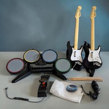 PS3 Rock Band 2 Bundle 2 Wireless Fender Guit...