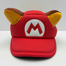 Super Mario "RACCOON MARIO" Cosplay Halloween Costume Hat - One Size Fits Most