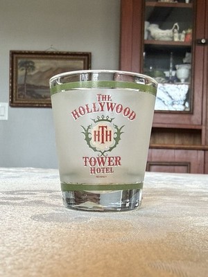 Disney Tower of Terror Hollywood Tower Hotel Glass HTH MGM Studios-Original Tag