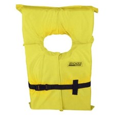 Seachoice Type II Yellow Life Jacket Adult 86020