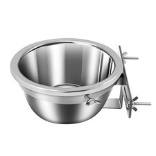 Dog Crate Water Bowl No Spill, Stainless Steel Hanging Large Dog Crate Water ...