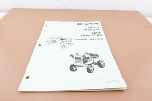 1968-1972 Simplicity Serf Tractor Parts Manual TP-871