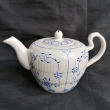 Teekanne 0,5 Liter August Warnecke friesisch blau