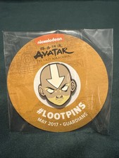 New Lootpins badge pin Loot crate avatar last airbender may 2017 guardians