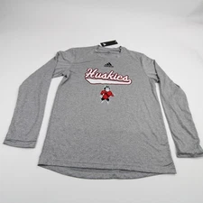 NIU Huskies adidas Long Sleeve Shirt Men's Gray New