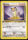 Meowth 56/64 1st Edition Jungle Pokemon Card 1999 NM