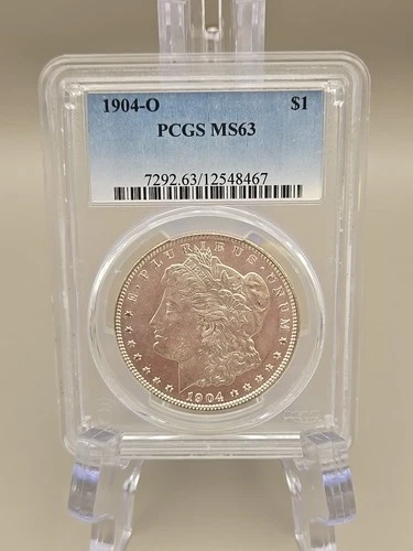 1904-O Morgan Silver Dollar $1 - PCGS MS63