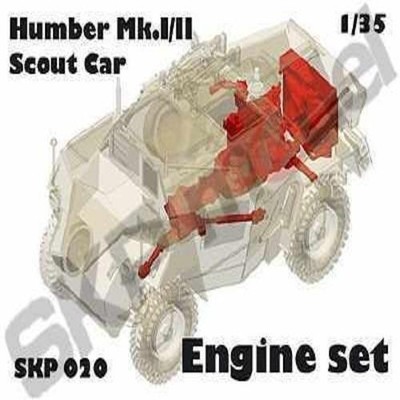 SKP MODELL - Humber MK.I/II. Scout Car - Motorset für Humber 1:35 - SKP020