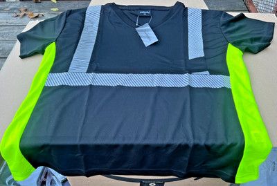 Safety Shirts Womens High Visibility T Shirts Reflective Class 2 ANSI Hi Vis 3xl