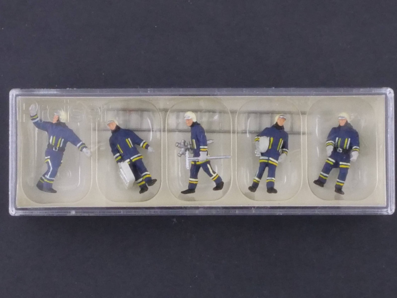 Preiser 10484 Firefighters Figures For Model Train H0 Mint! OVP ST 1702-3