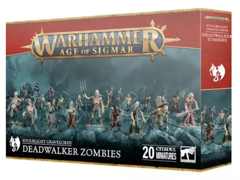 Deadwalker Zombies Warhammer Age of Sigmar figurines armée de la Mort 91-07