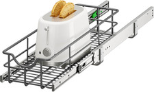 Pull Out Shelves - 8" W X 22" D Soft Close Pull Out Cabinet Organizer 1 Tier - S