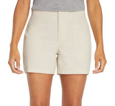 NEW Women's Eddie Bauer Lightweight Hiker Shorts In Cream-Size 16- MSRP 65.00