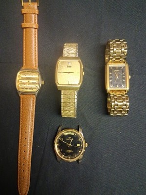 Mens Vintage Watches Seiko,  PULSAR, Waltham, Remington Lot Of 4 Project