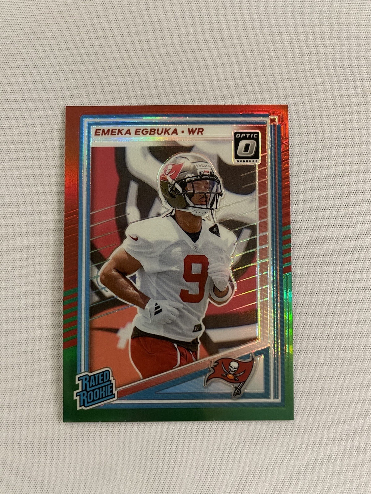 2025 Panini Donruss - Rated Rookie Emeka Egbuka #375 Optic Preview