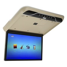 19in LCD 1080P Car Overhead Flip Down Monitor Full Viewing Ceiling HD Digital...