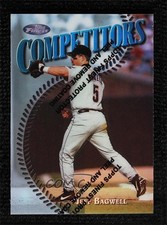 1997 Topps Finest Uncommon - Silver Refractor Jeff Bagwell #318 HOF 0d44