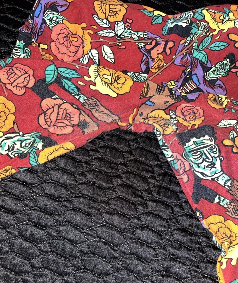 Leggings de Halloween para mujer LuLaRoe TC patrón Frankenstein Foto 4 de 4