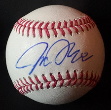 JOSH DONALDSON SIGNED AUTOGRAPHED ROMLB BASEBALL BREWERS YANKEES BLUE JAYS PSA A