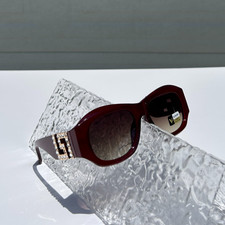 Women's Fashion Sunglasses with Rhinestone Detailed Temples 100 UV Protection