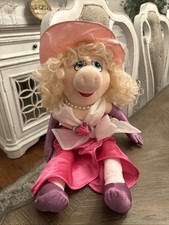 18" Jim Henson's Miss Piggy Plush Toy The Muppets With Tags By Eden Toys Nice