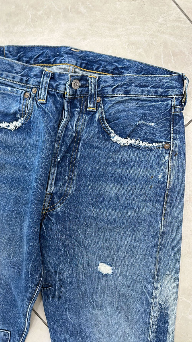 Levis LVC SAMPLE 501XX 1947 Selvedge Jeans 32x32 REEF BREAK 47501