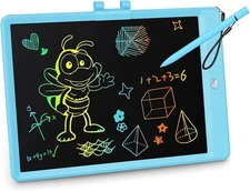 Writing Tablet, Gifts for 3 Years Old Boys and Girls，10 Inch Colorful