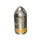 "Take A Shot" Bullet Shaped Shot Glass Set 1940s Metal Copper Vintage Japan