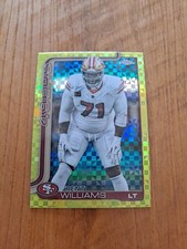 2025 Topps Chrome #265 Trent Williams Lime Green X-Fractor
