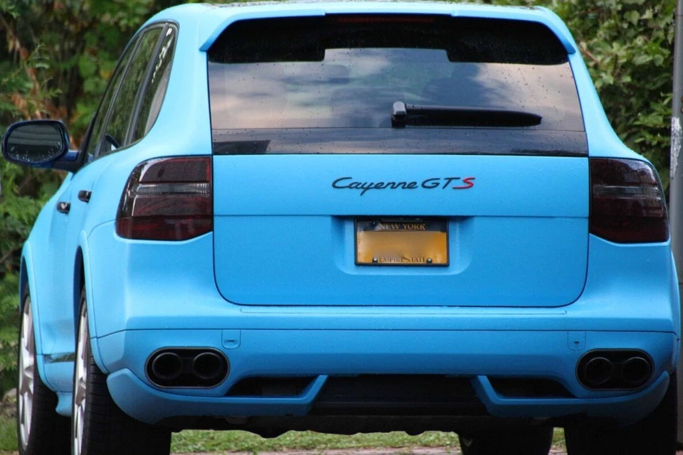 Alerón de techo trasero Performance GTS Turbo Look v1 airdam Cayenne MK1 03-10 Foto 3 de 4