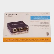 Netgear GS105NA 5-Port Gigabit Ethernet Unmanaged Switch Untested